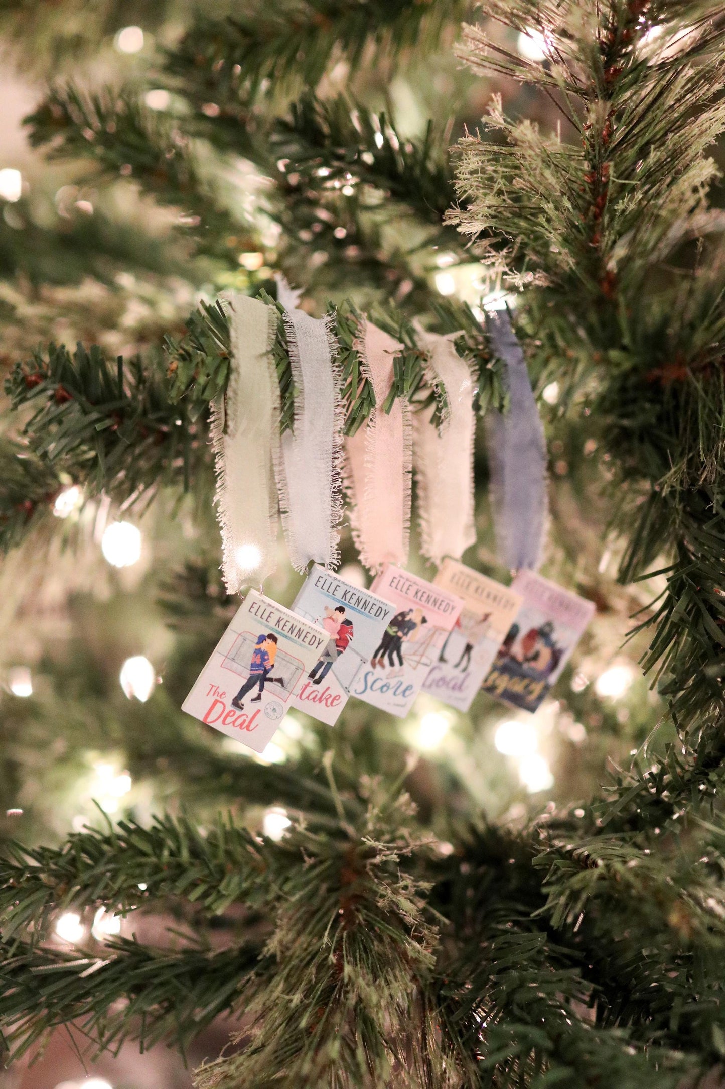 Off-Campus Mini Book Ornaments