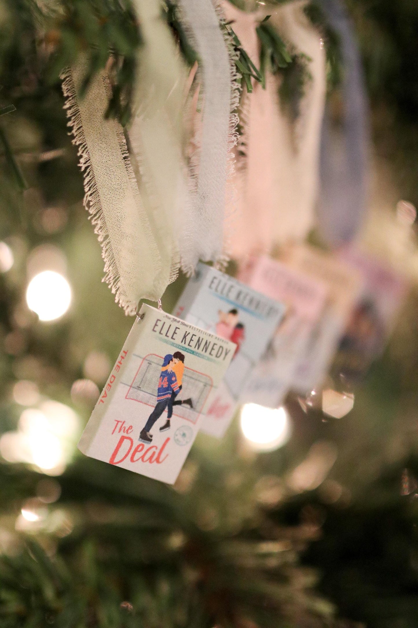 Off-Campus Mini Book Ornaments