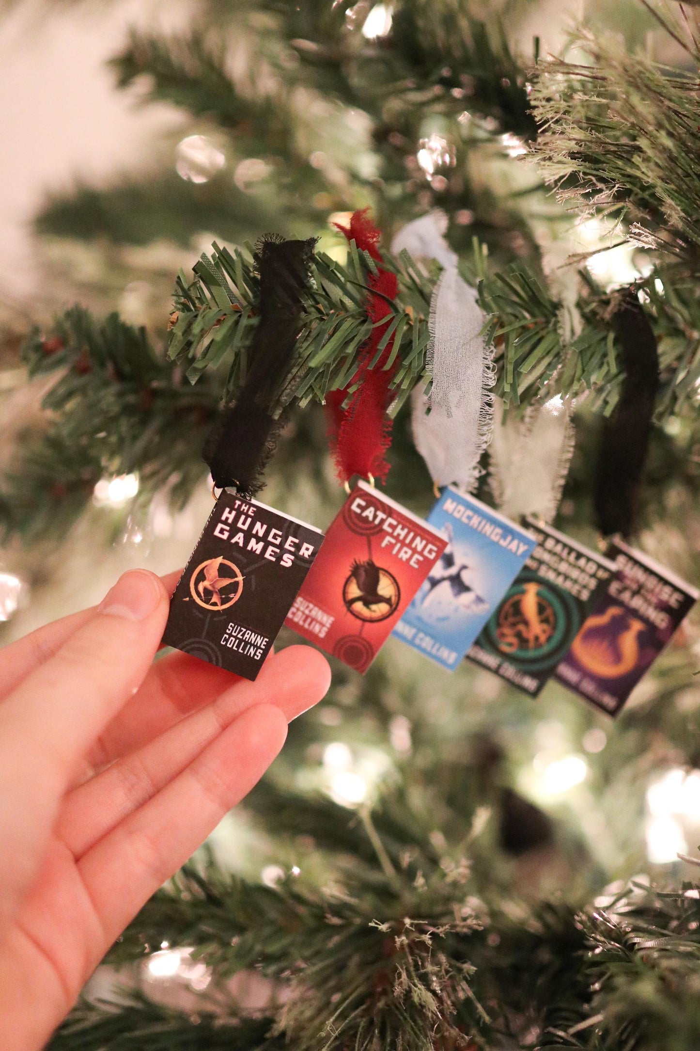 Hunger Games Mini Book Ornaments