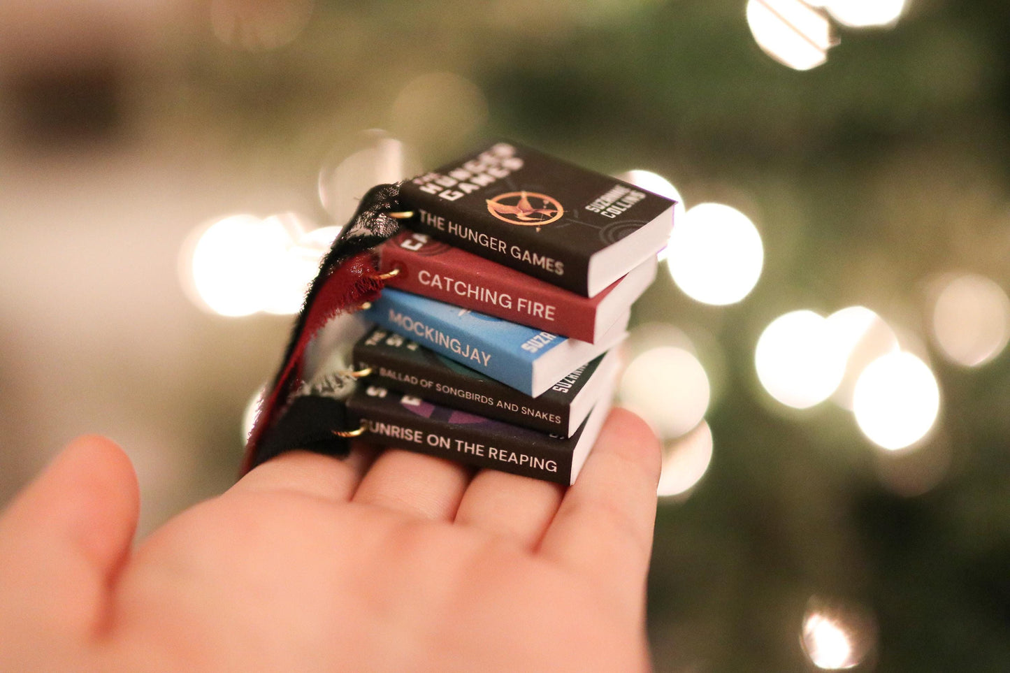 Hunger Games Mini Book Ornaments