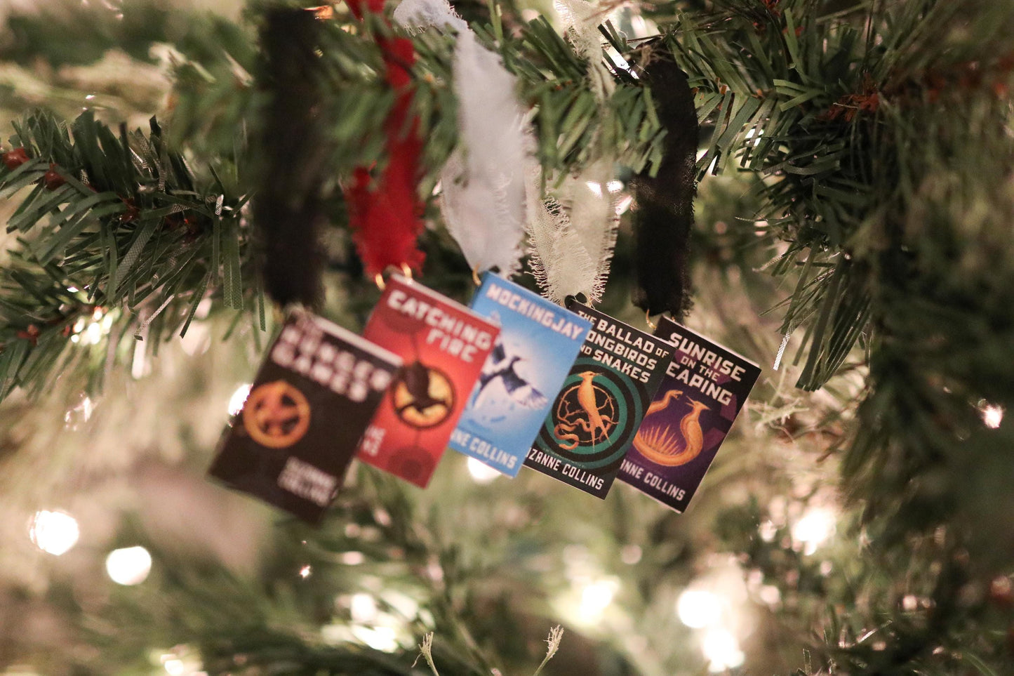 Hunger Games Mini Book Ornaments