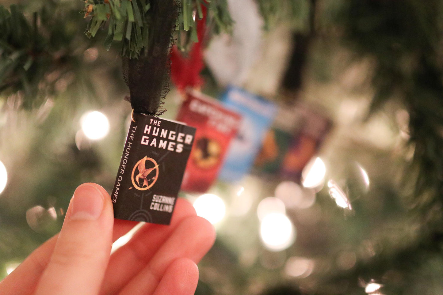 Hunger Games Mini Book Ornaments