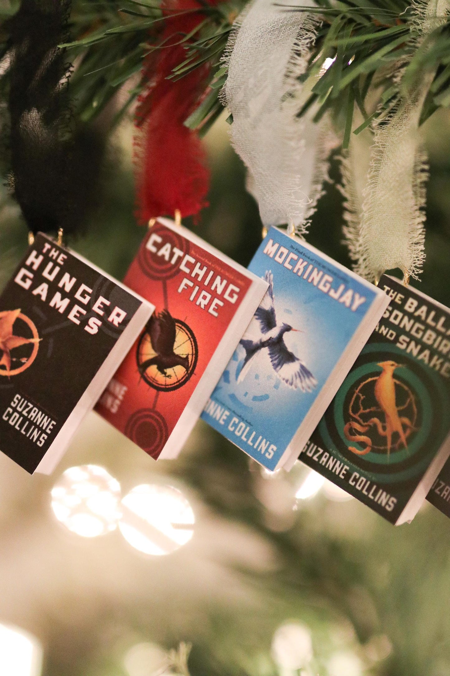 Hunger Games Mini Book Ornaments