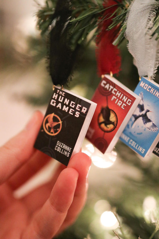 Hunger Games Mini Book Ornaments