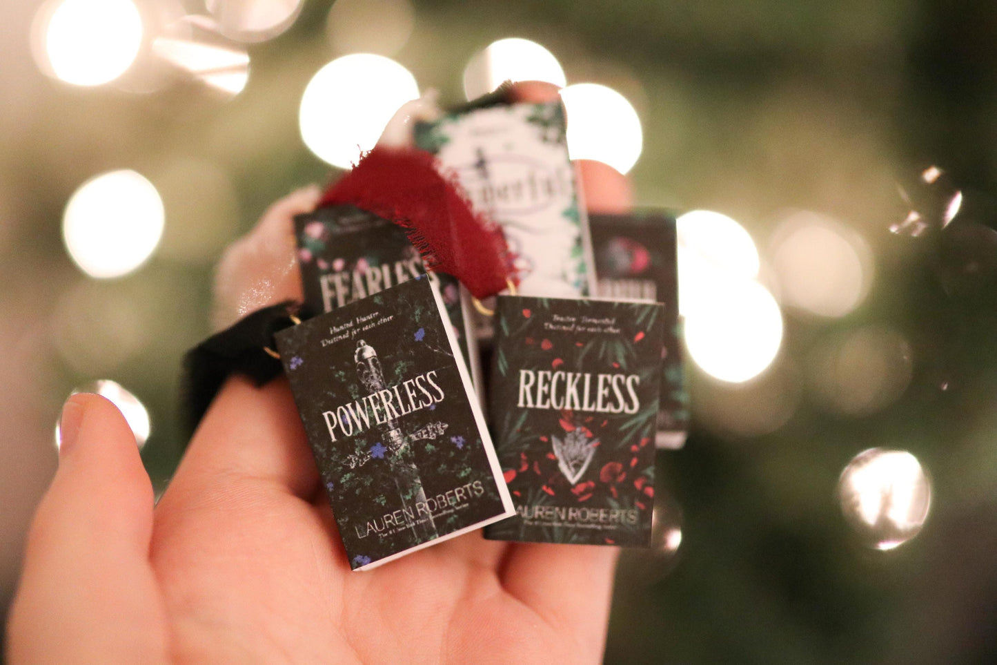 Powerless Mini Book Ornaments