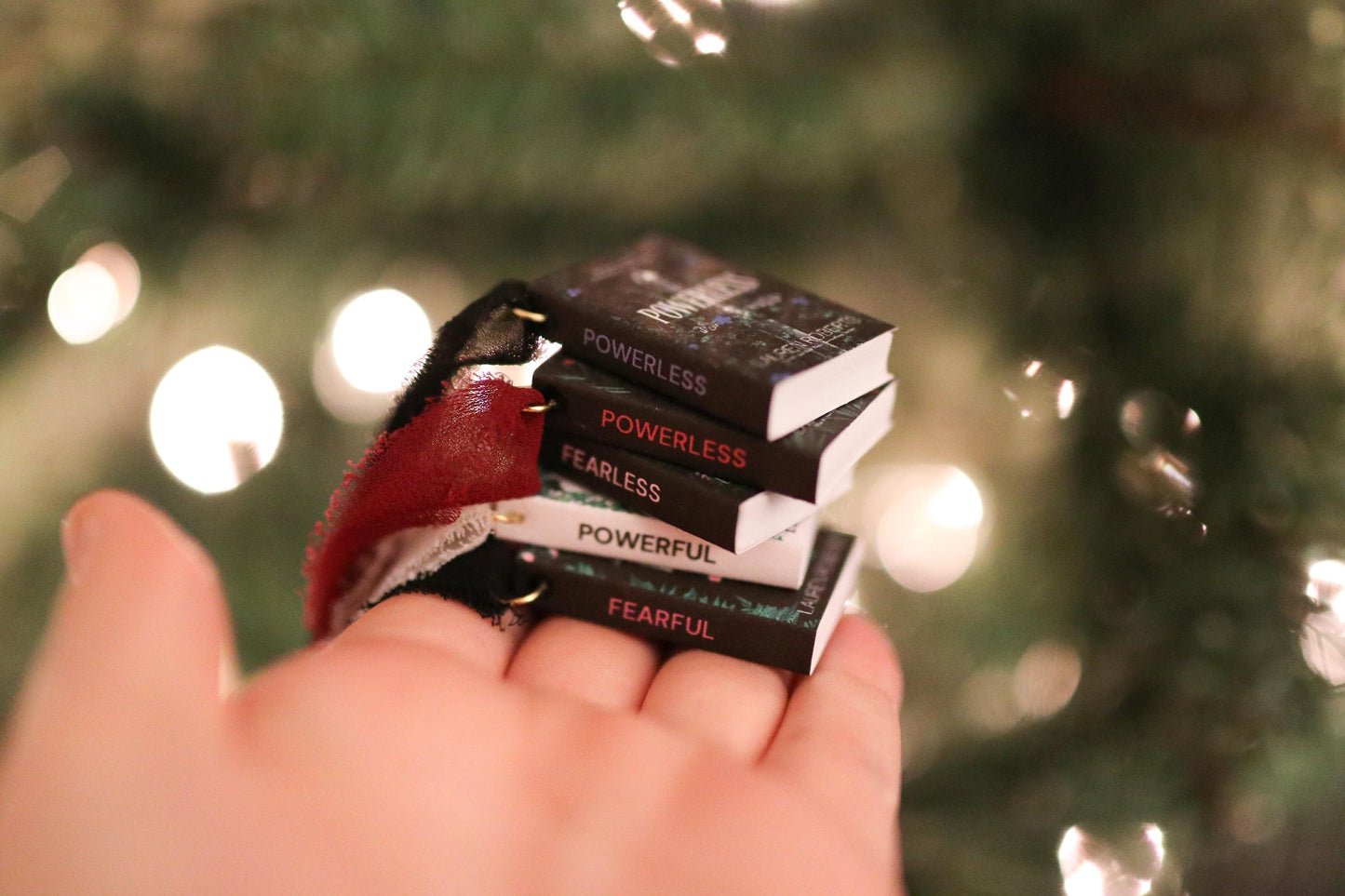 Powerless Mini Book Ornaments