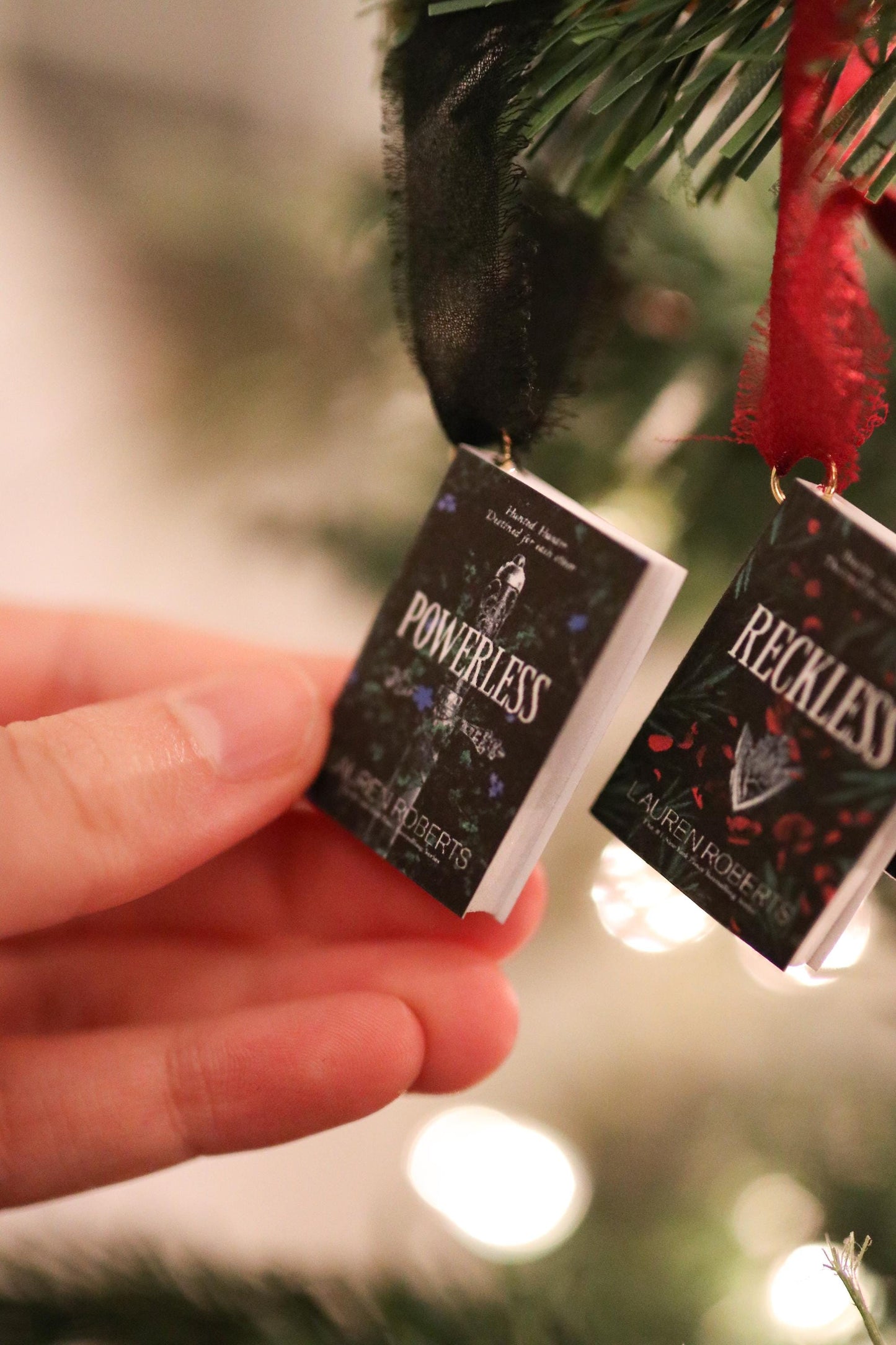 Powerless Mini Book Ornaments