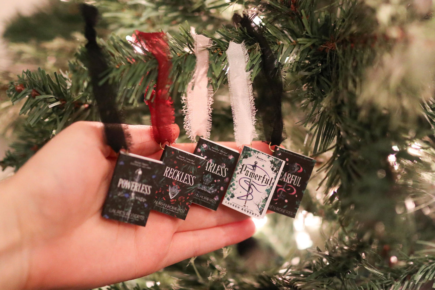 Powerless Mini Book Ornaments