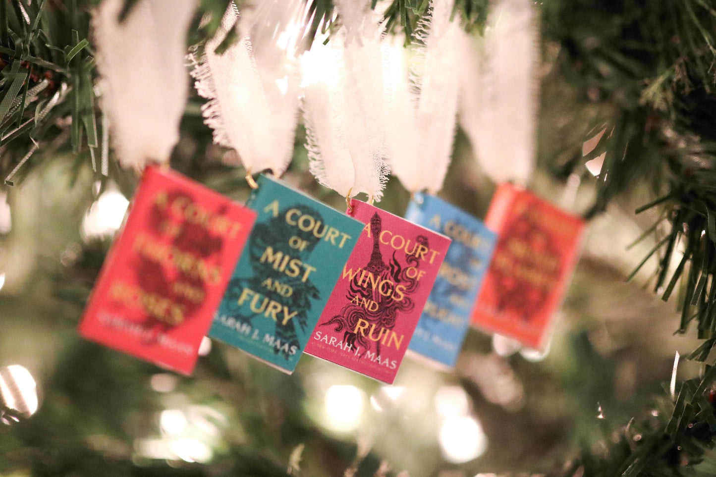ACOTAR Mini Book Ornaments