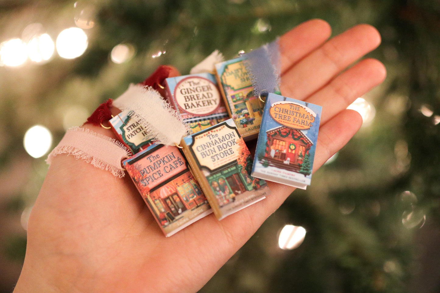 Dream Harbor Mini Book Ornaments