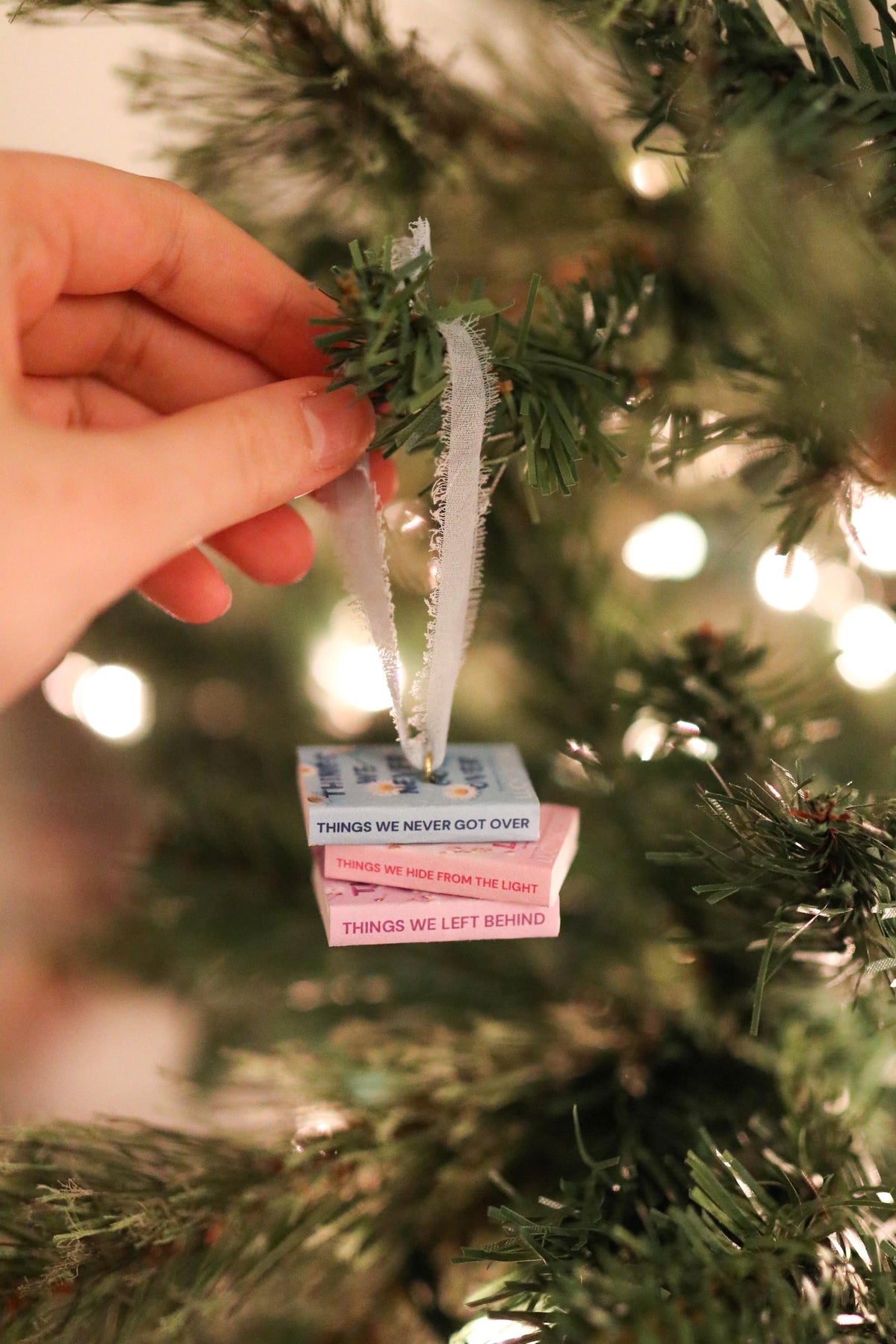 CUSTOM Book Club Ornament