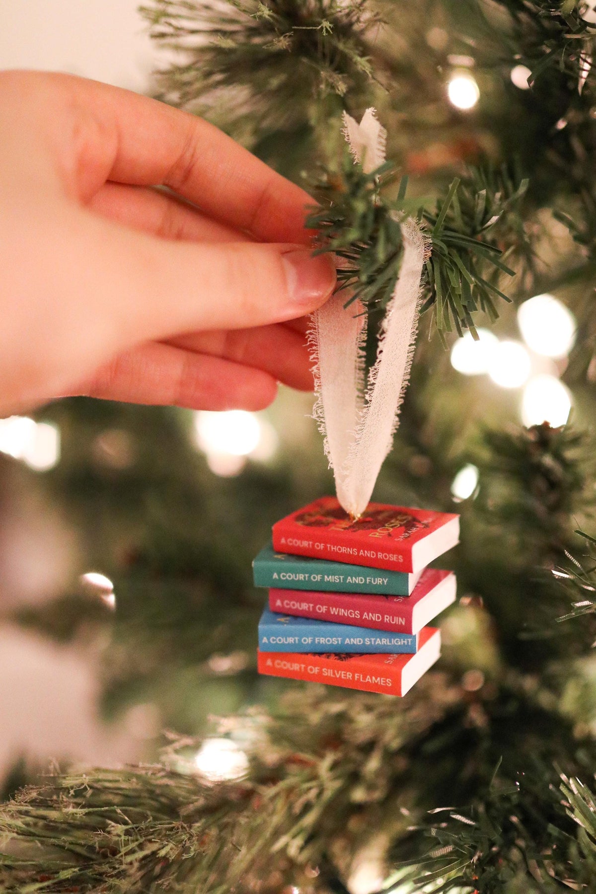 CUSTOM Book Club Ornament