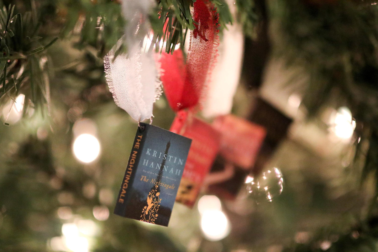 Kristin Hannah Mini Book Ornaments