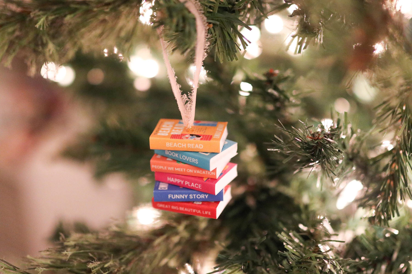 Emily Henry Mini Book Stack Ornament