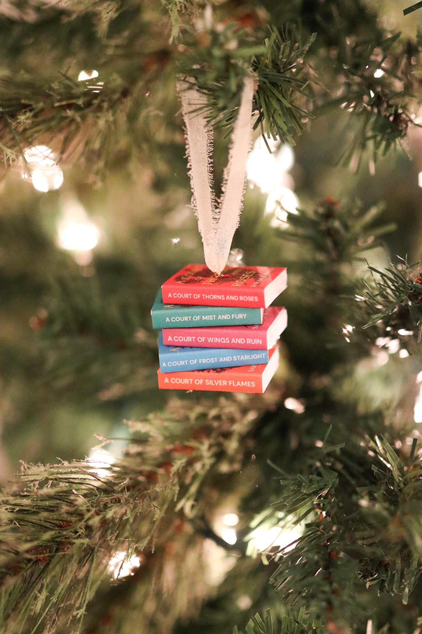 Mini ACOTAR Book Stack Ornament