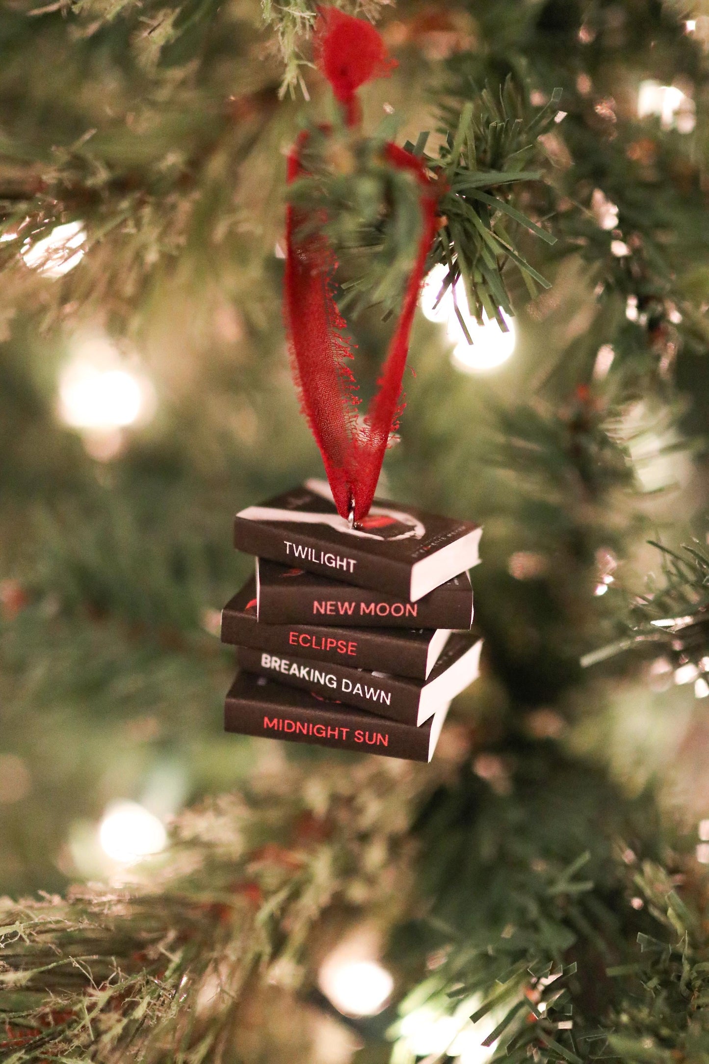 Twilight Mini Book Stack Ornament