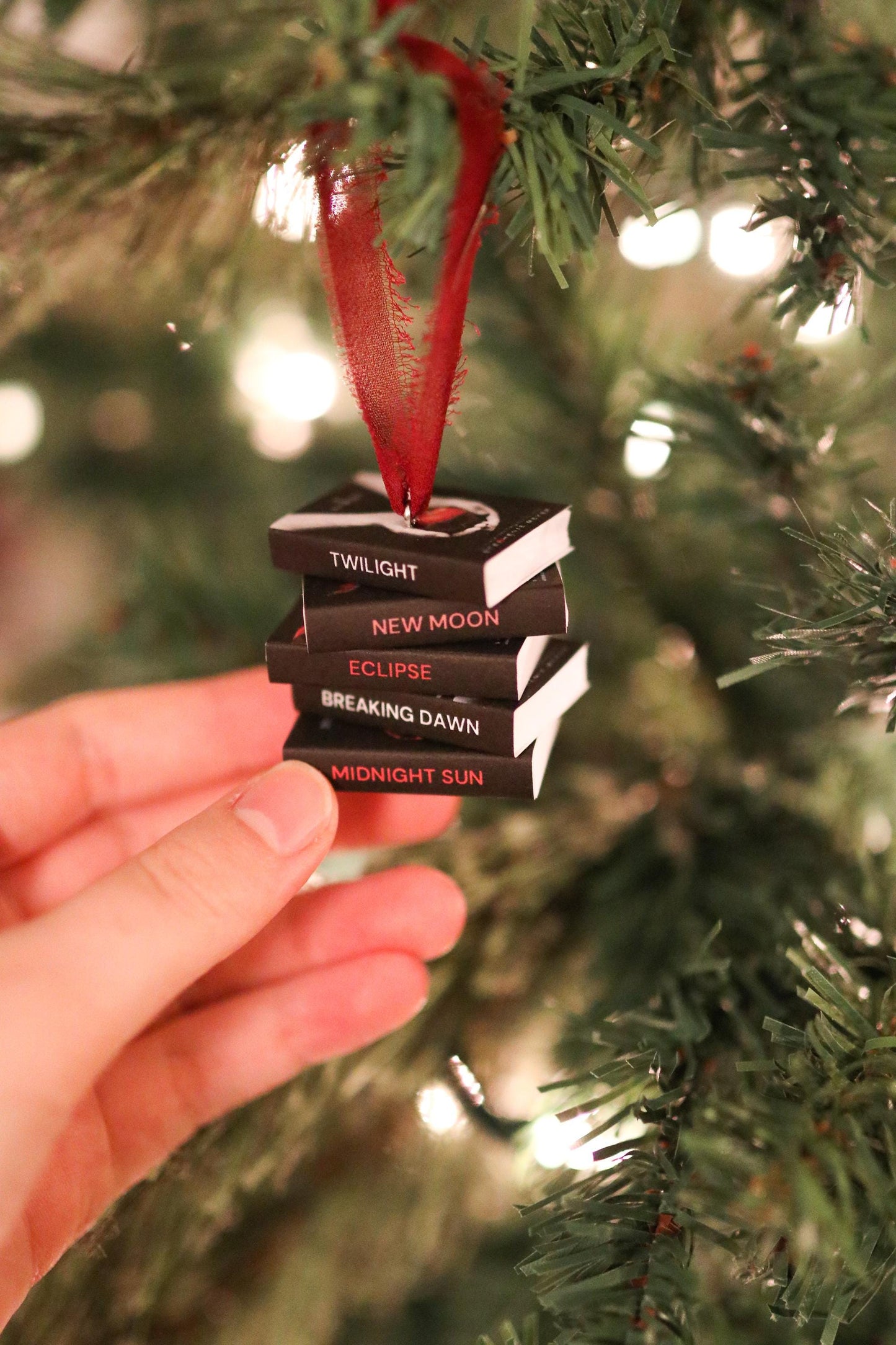 Twilight Mini Book Stack Ornament