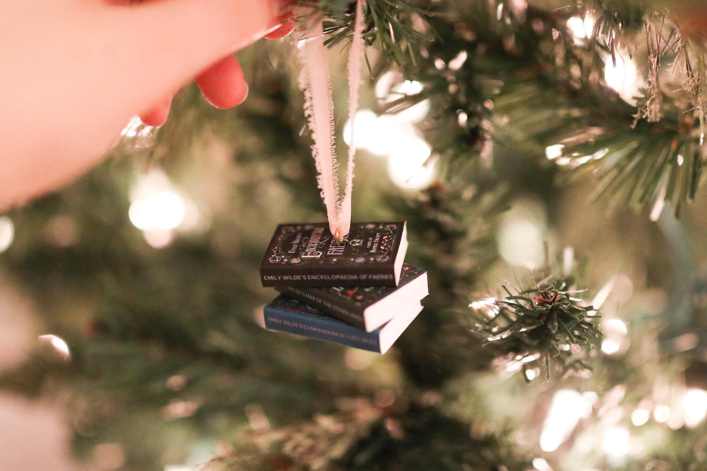 Emily Wilde Mini Book Stack Ornament