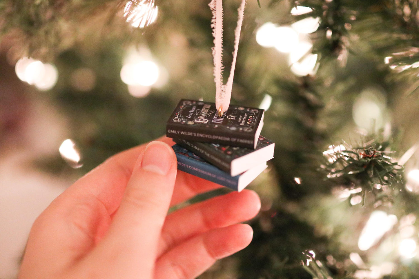 Emily Wilde Mini Book Stack Ornament