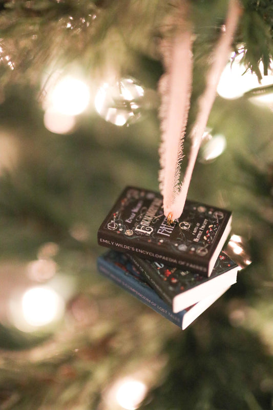 Emily Wilde Mini Book Stack Ornament