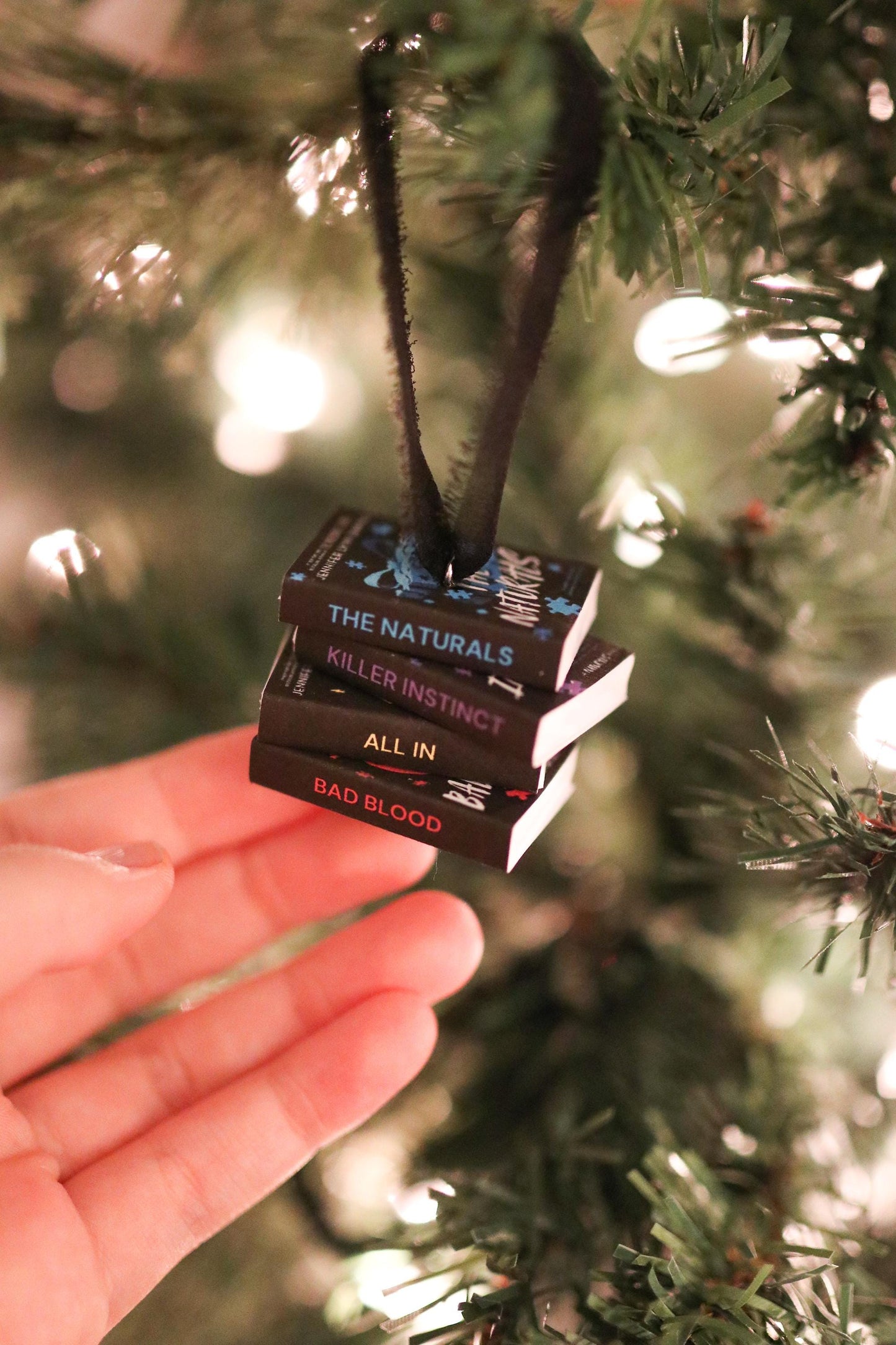 The Naturals Mini Book Stack Ornament