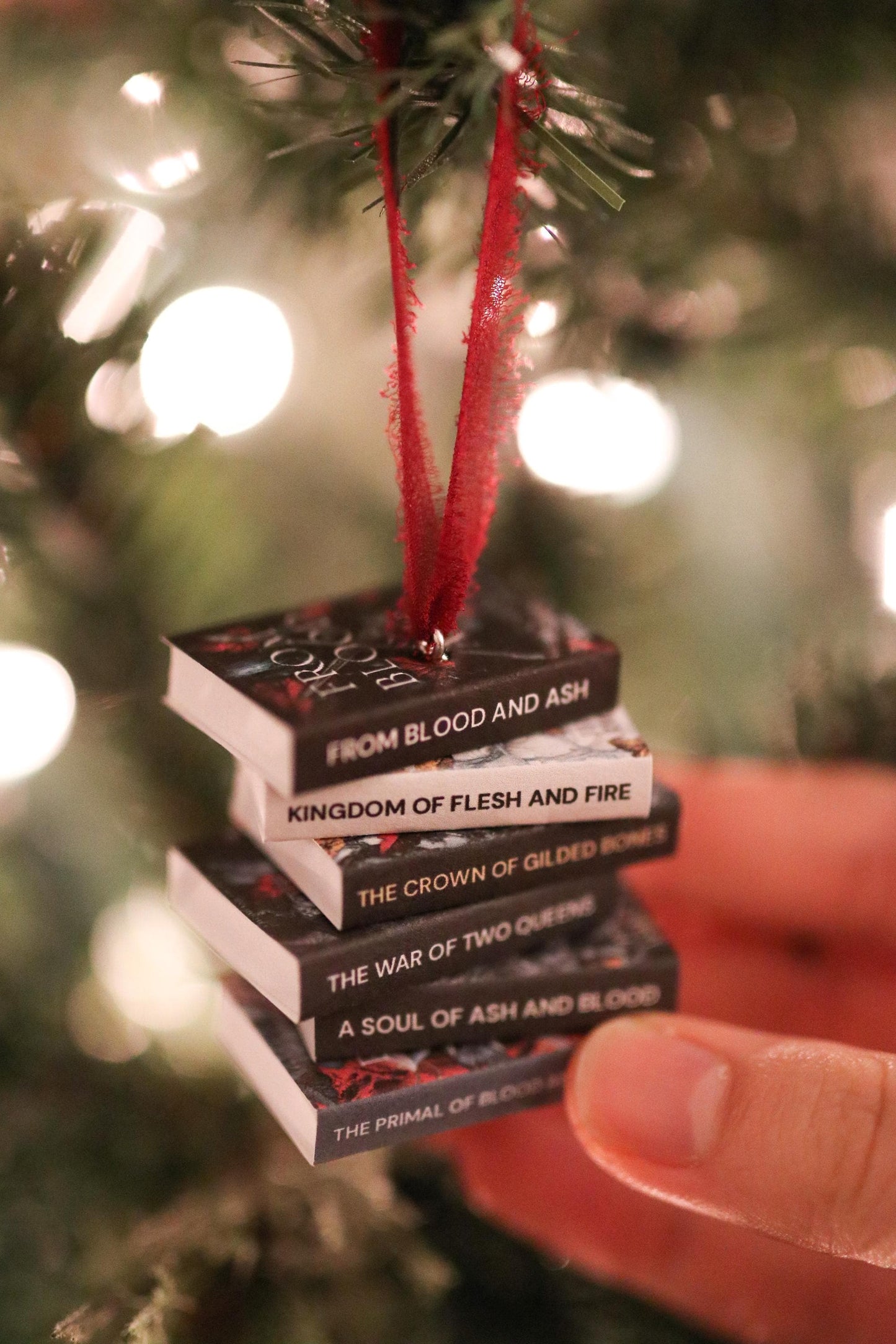 Jennifer L. Armentrout Mini Book Stack Ornament