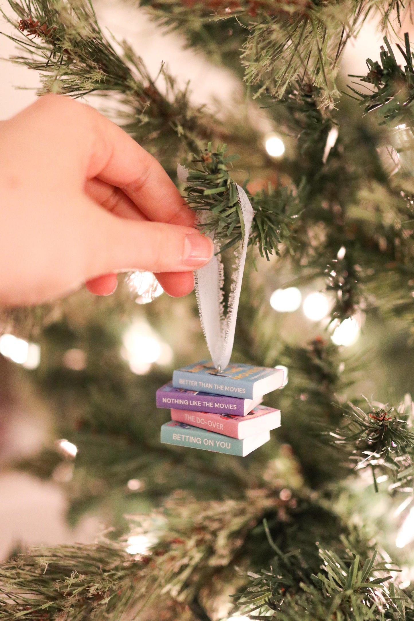 Lynn Painter Mini Book Stack Ornament