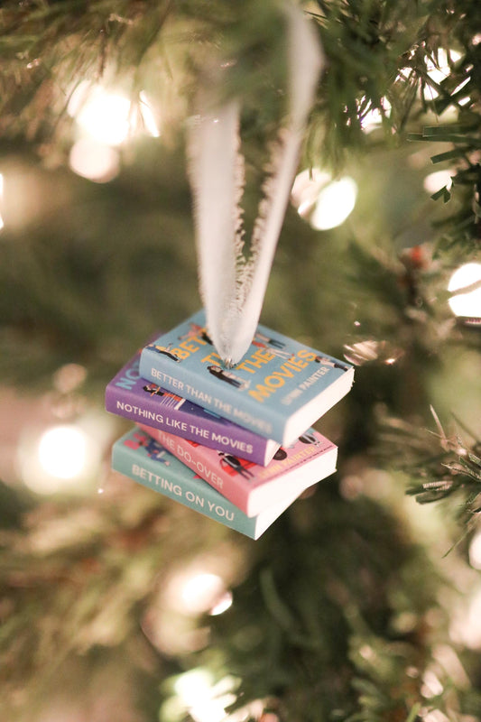 Lynn Painter Mini Book Stack Ornament