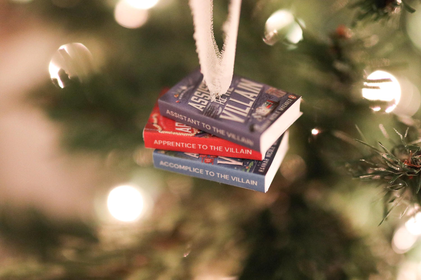 Assistant to the Villain Mini Book Stack Ornament