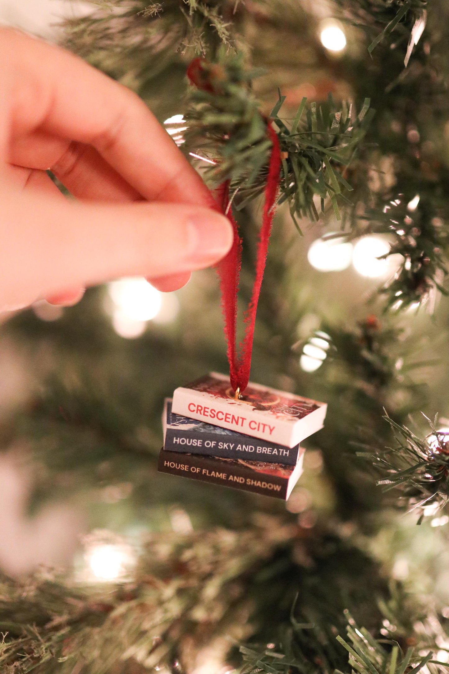 Crescent City Mini Book Stack Ornament