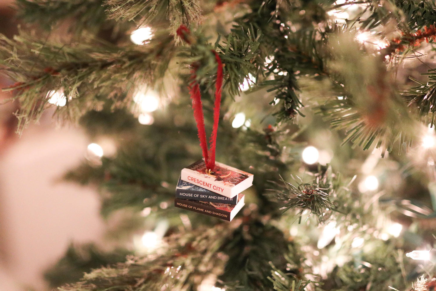 Crescent City Mini Book Stack Ornament