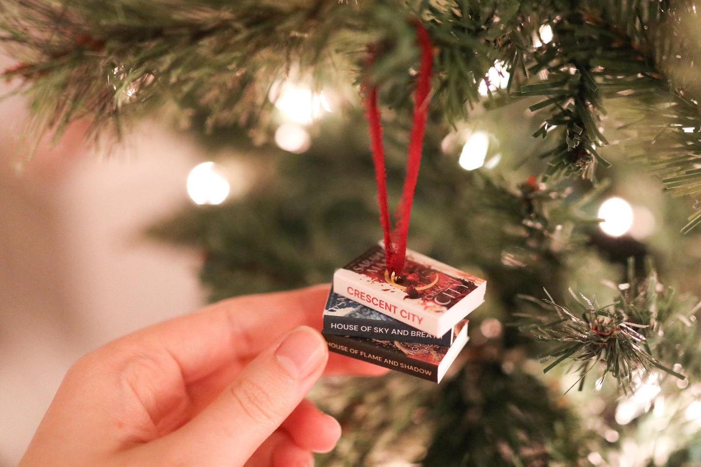 Crescent City Mini Book Stack Ornament