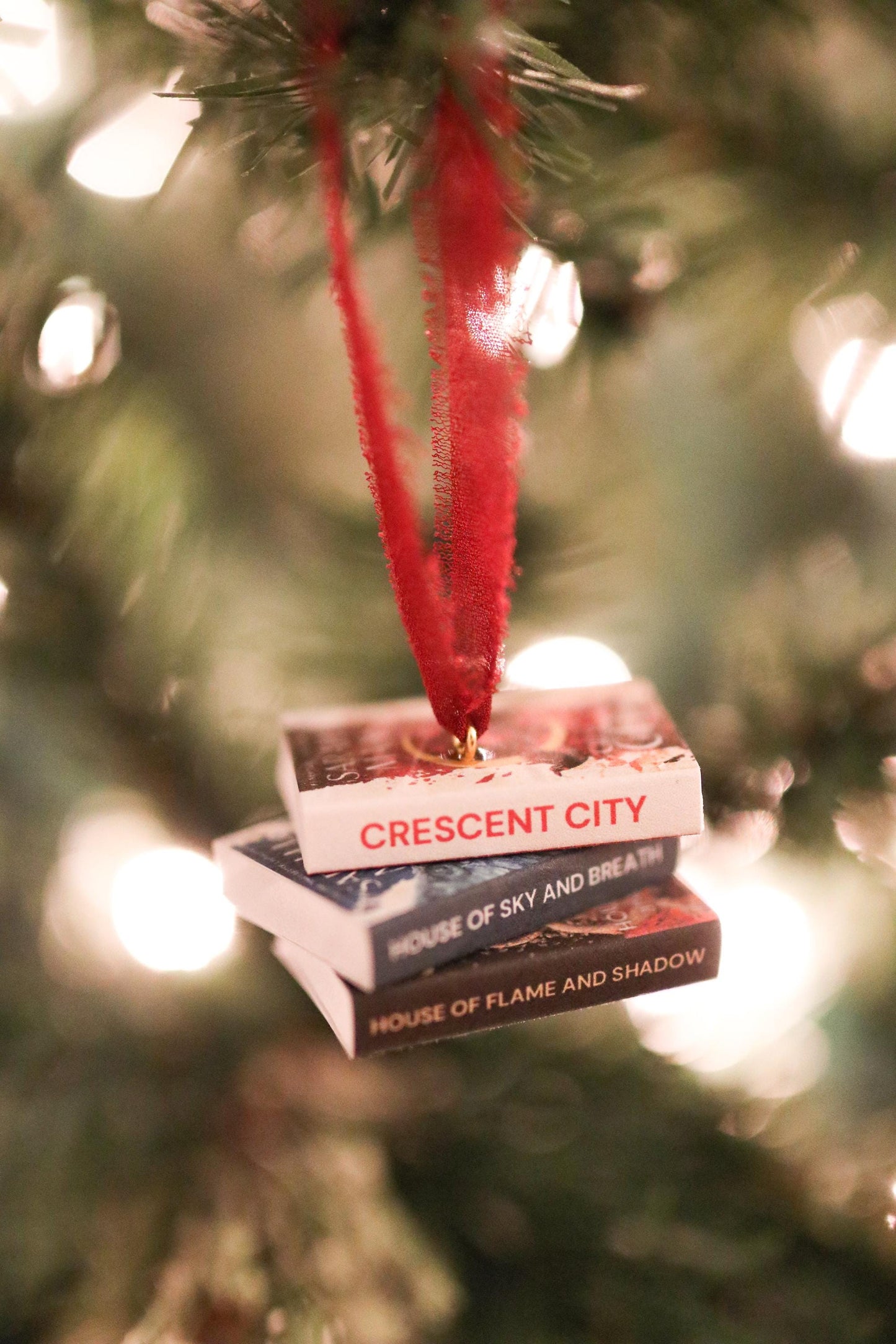 Crescent City Mini Book Stack Ornament