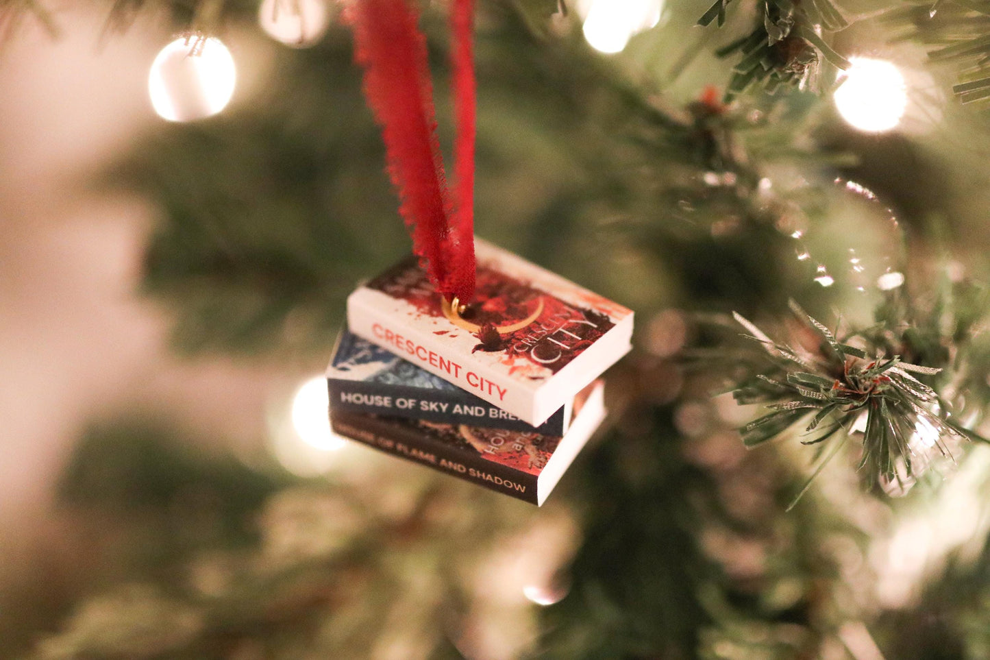 Crescent City Mini Book Stack Ornament