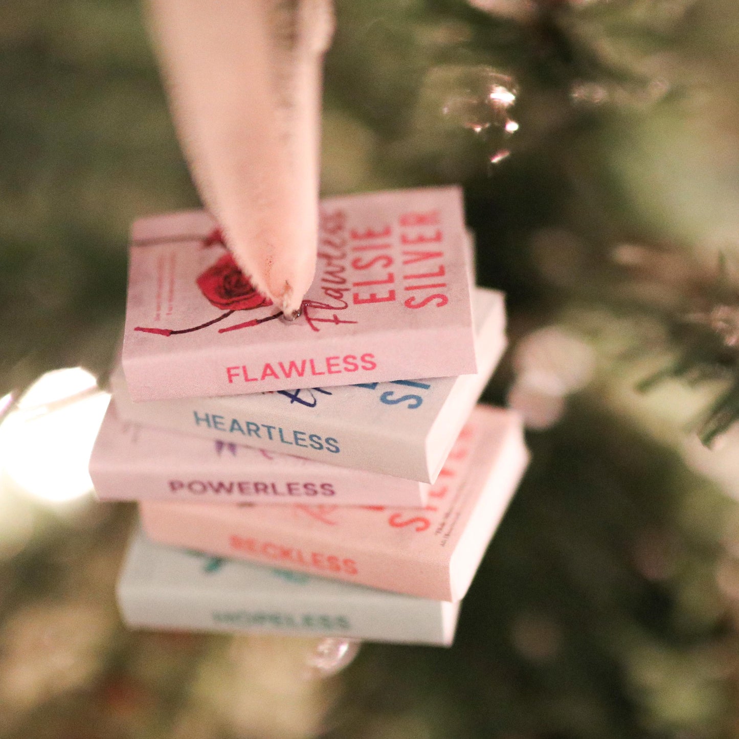 Chestnut Springs Mini Book Stack Ornament