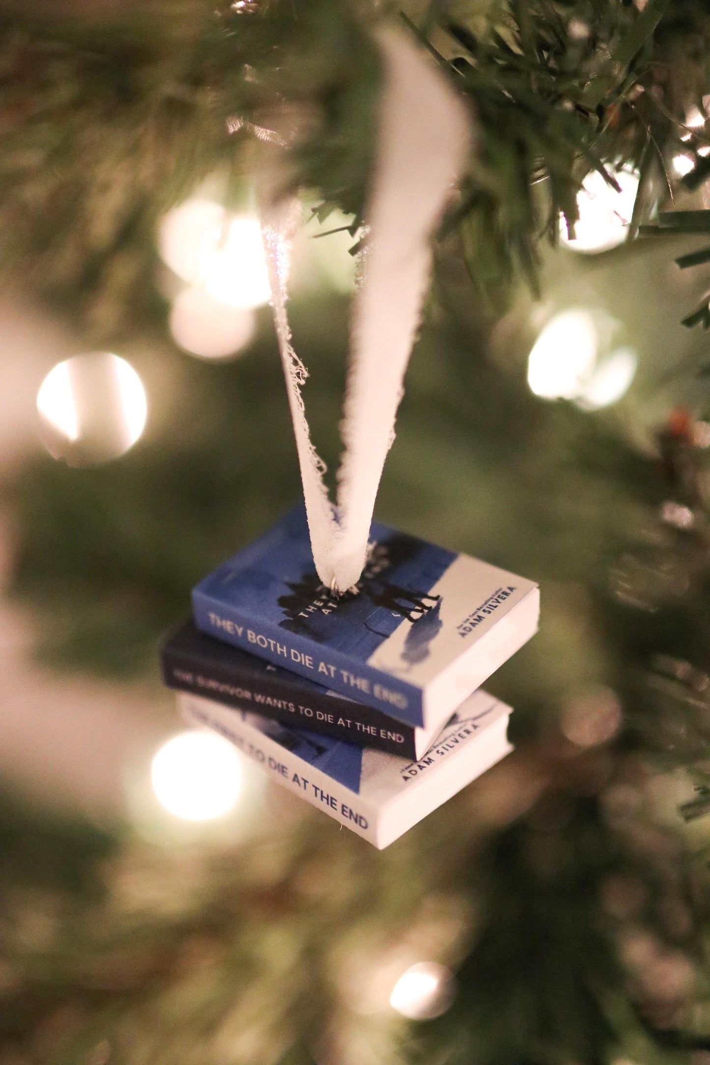 Death-Cast Mini Book Stack Ornament