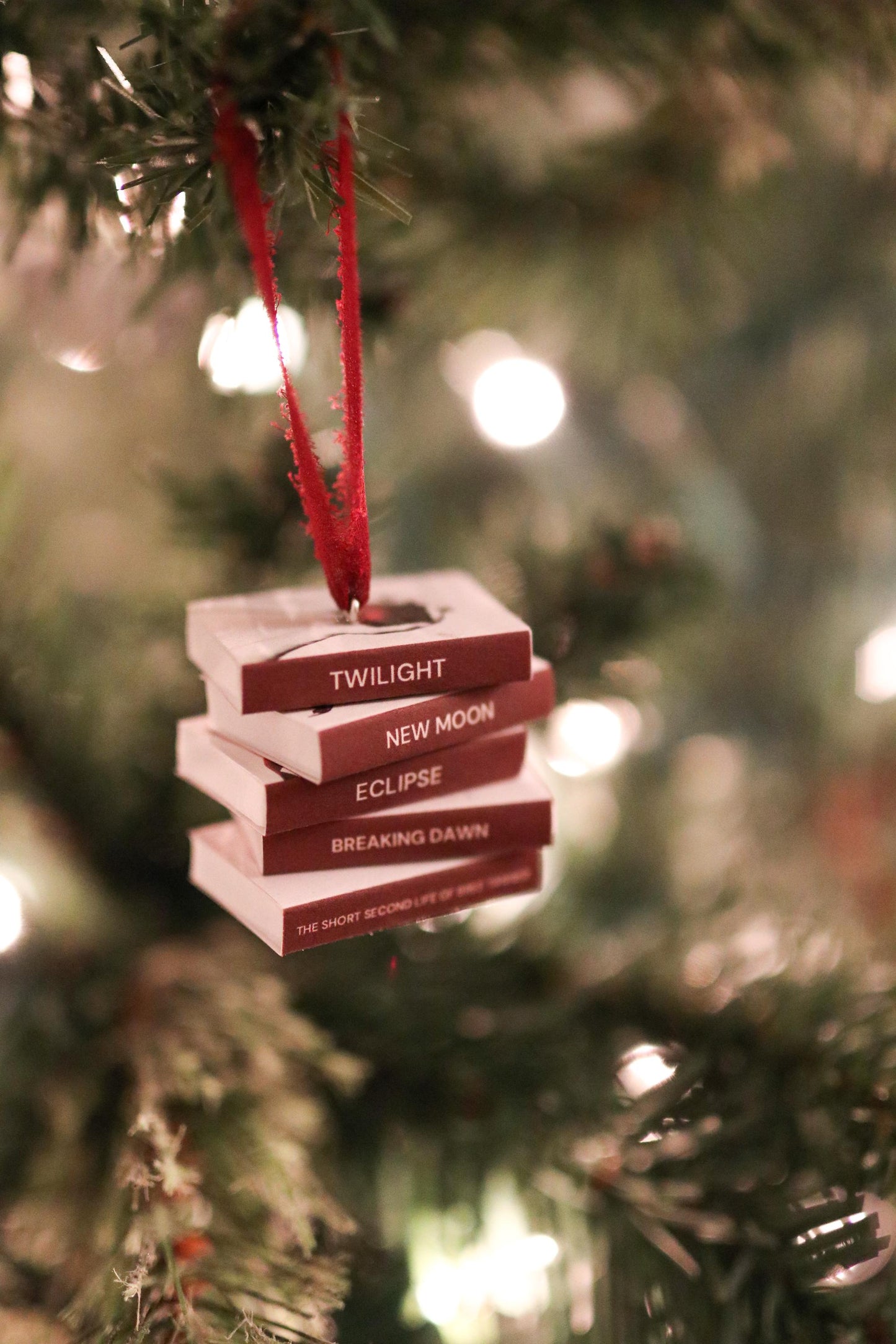 Twilight Mini Book Stack Ornament