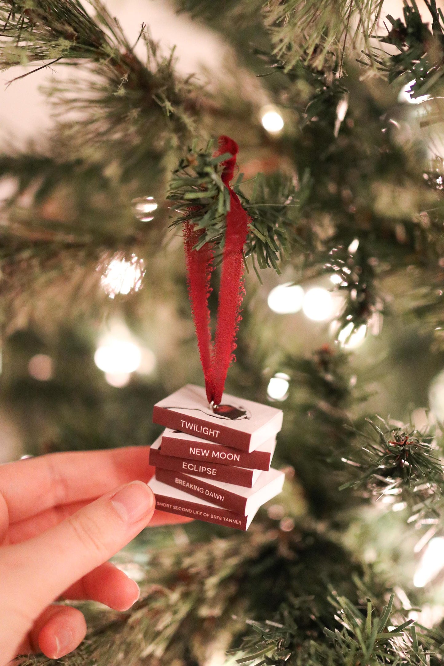 Twilight Mini Book Stack Ornament