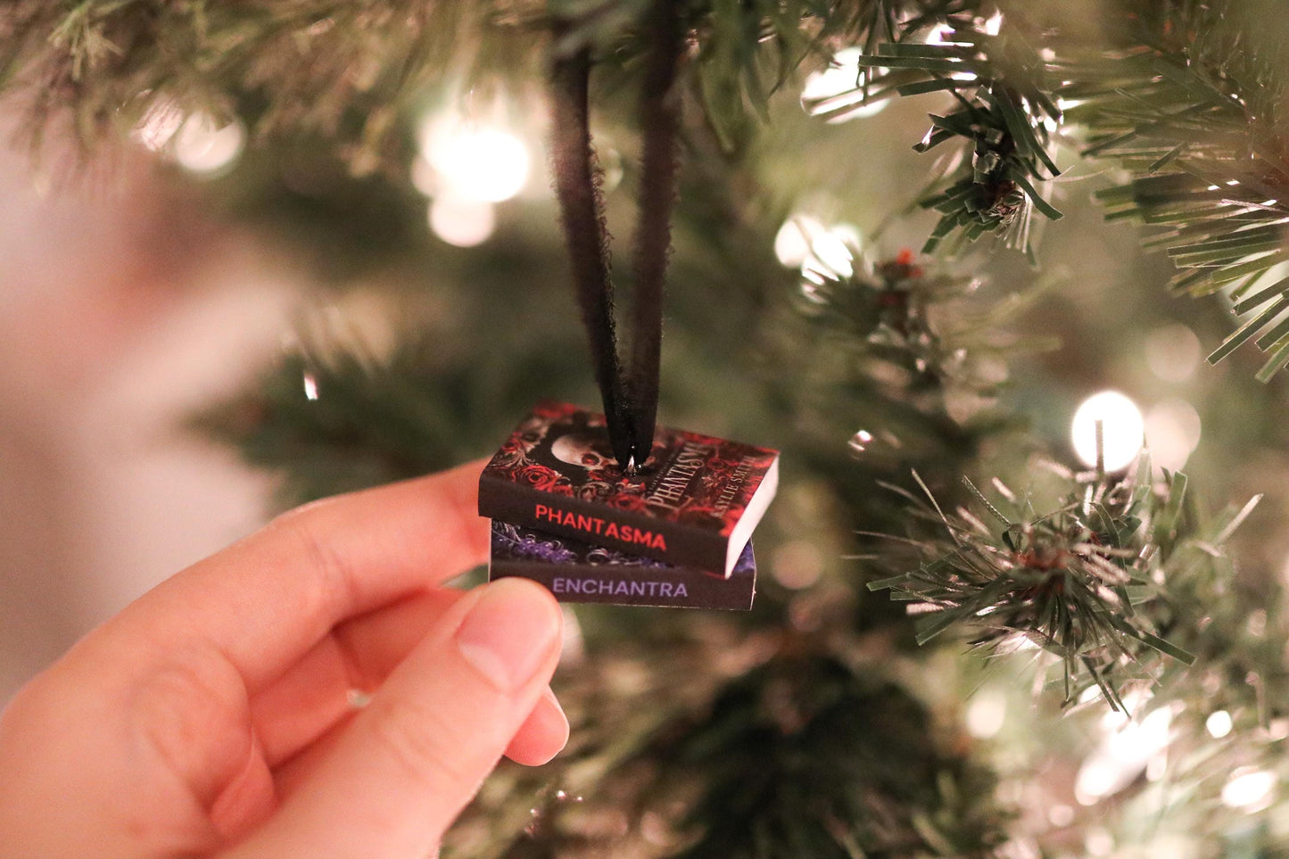 Wicked Games Mini Book Stack Ornament