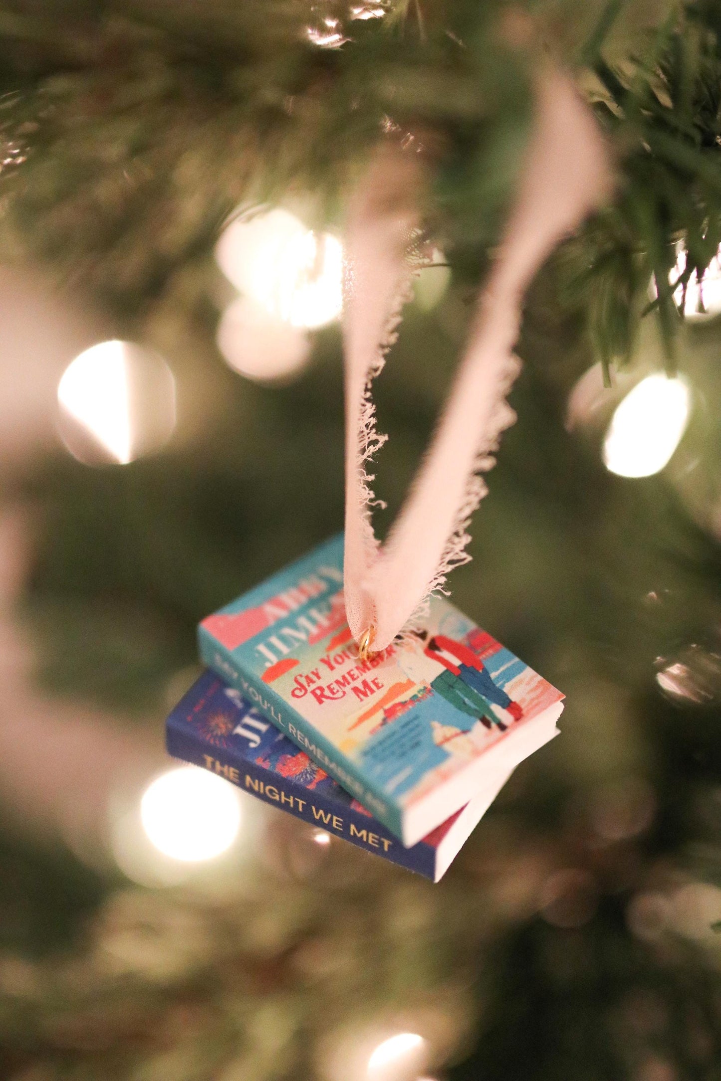 Abby Jimenez Mini Book Stack Ornament