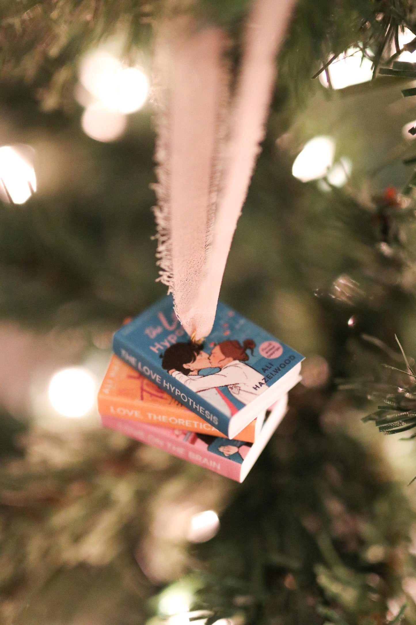 Ali Hazelwood Mini Book Stack Ornament