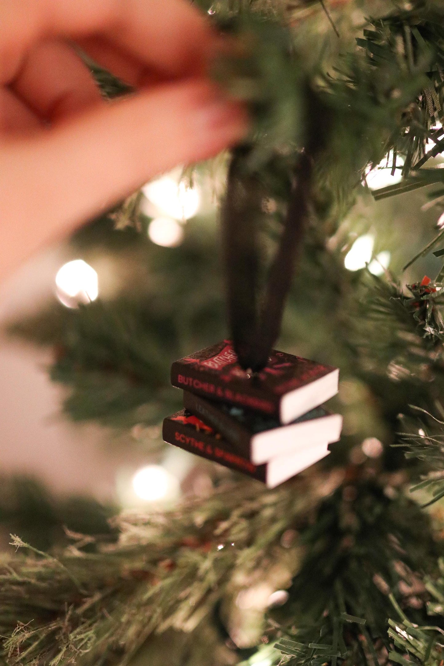 The Ruinous Love Trilogy Mini Book Stack Ornament