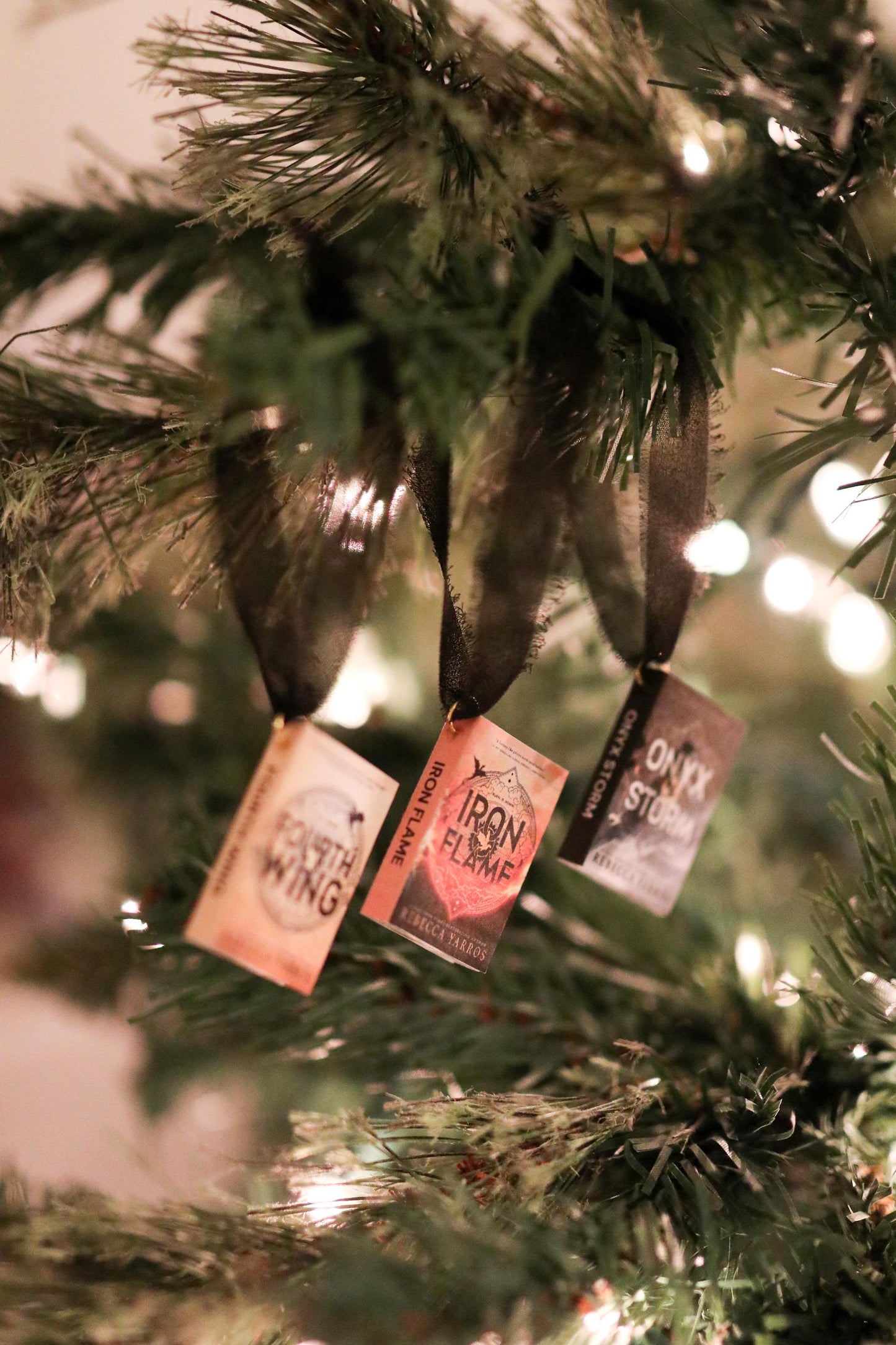 Fourth Wing Mini Book Ornaments