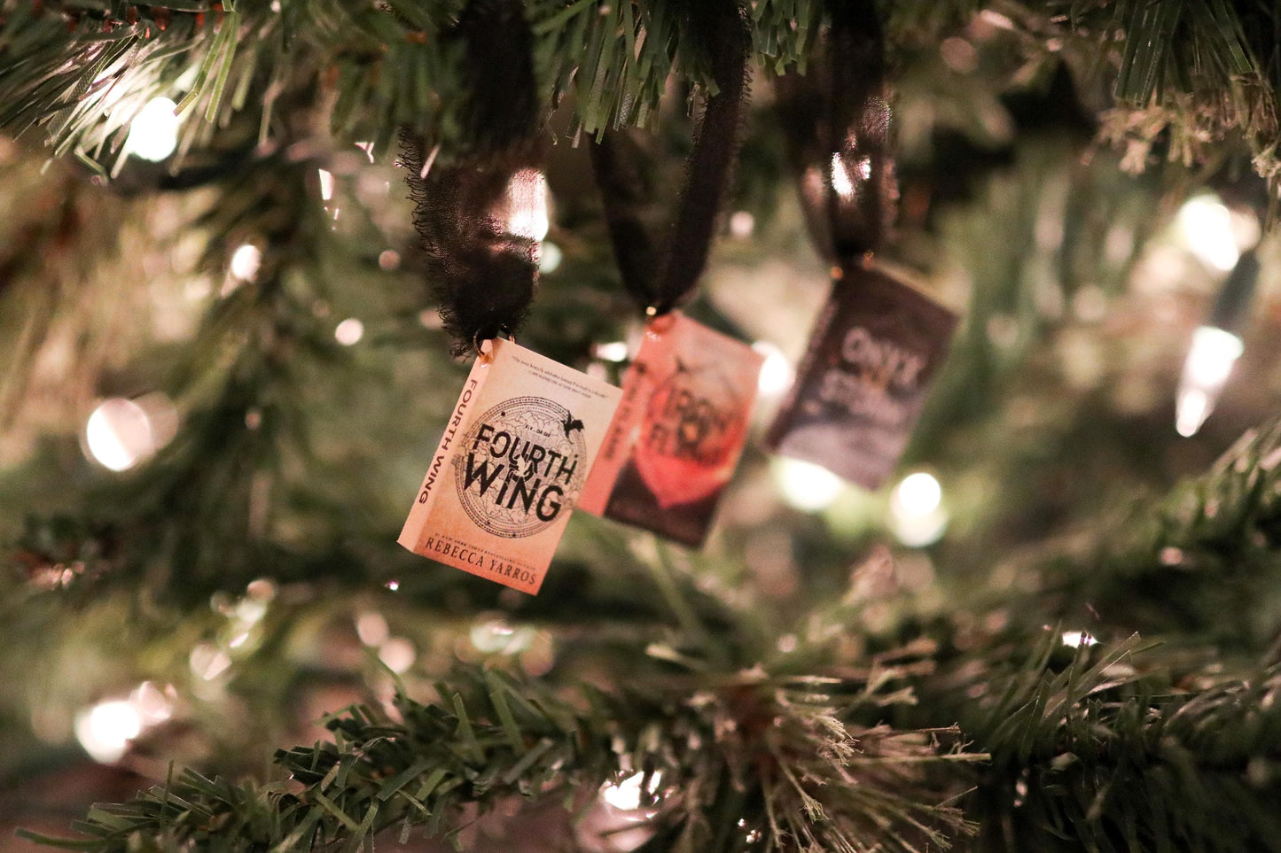 Fourth Wing Mini Book Ornaments