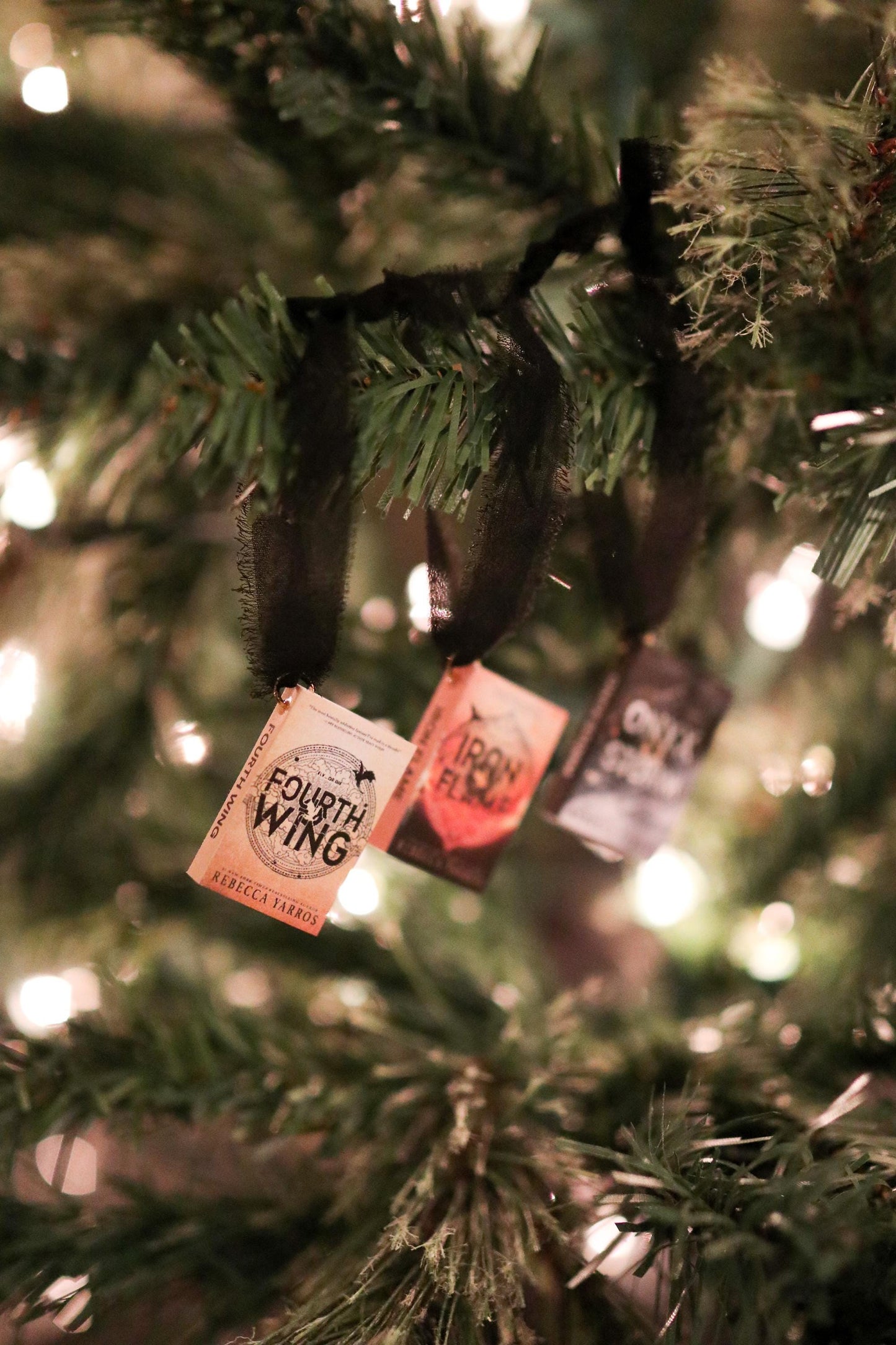 Fourth Wing Mini Book Ornaments