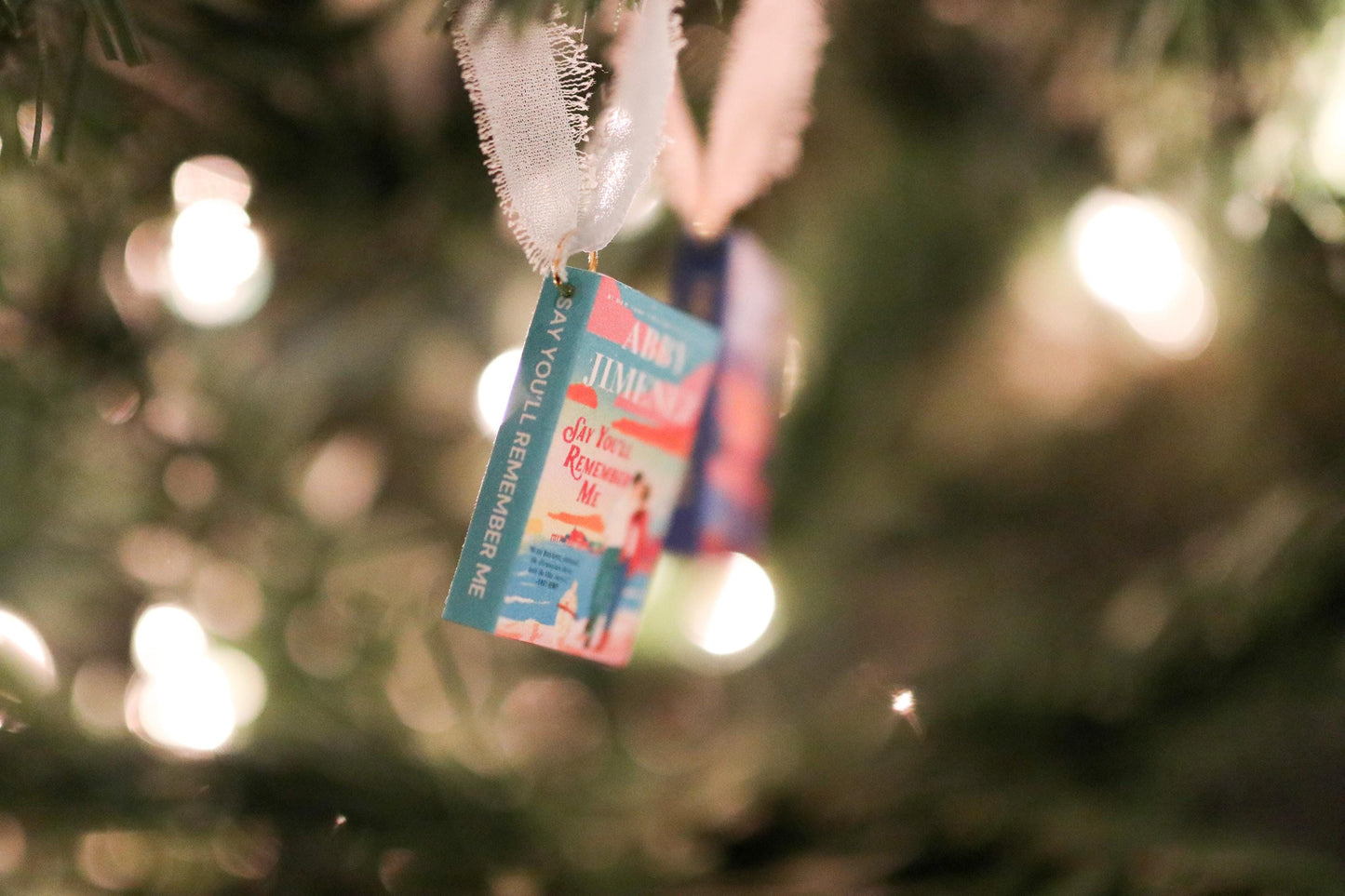 Abby Jimenez Mini Book Ornaments