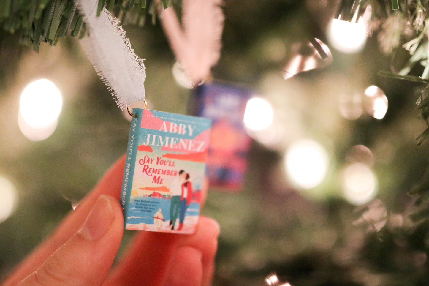 Abby Jimenez Mini Book Ornaments