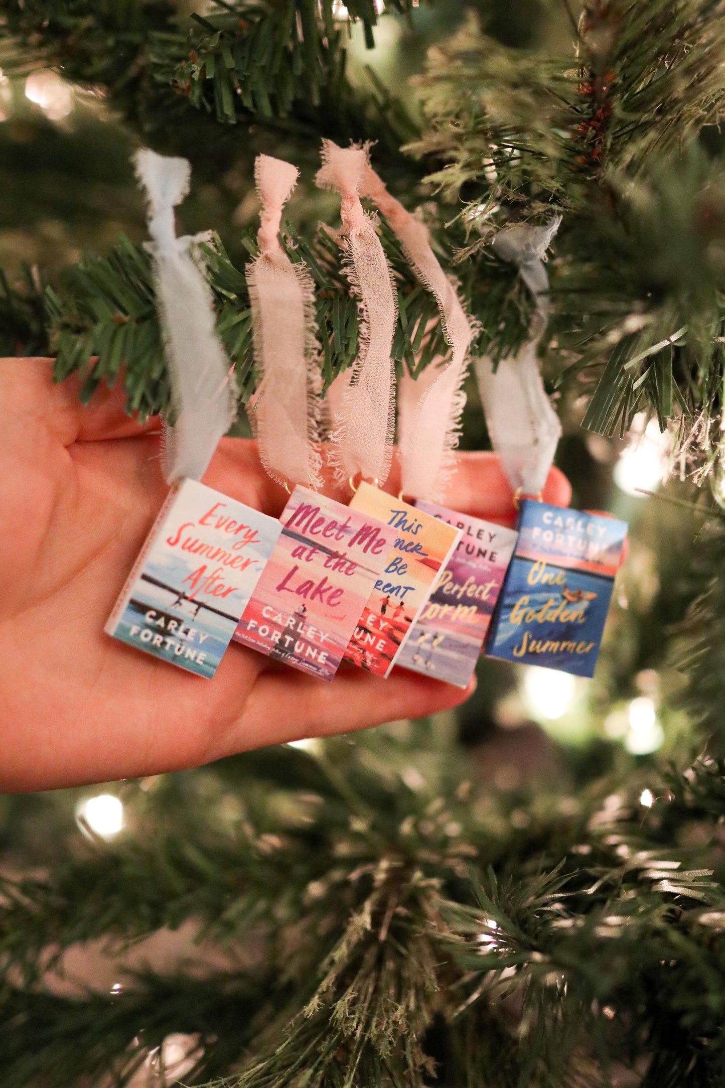 Carley Fortune Mini Book Ornaments