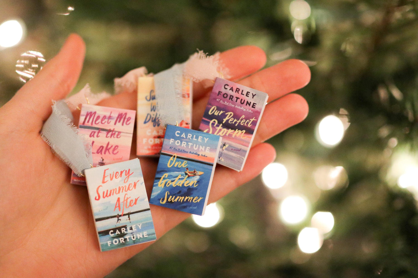 Carley Fortune Mini Book Ornaments