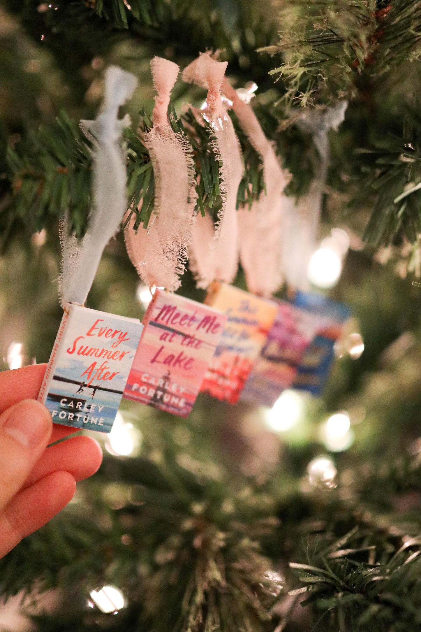 Carley Fortune Mini Book Ornaments